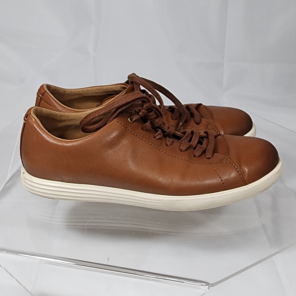 Cole Haan Grand Crosscourt II Men 8 M Brown Shoes Leather Sneakers C26521